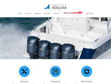 Tablet Screenshot of nauticanoguera.com